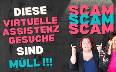 Scam-Warnung: So erkennst du als VA unseriöse Gesuche